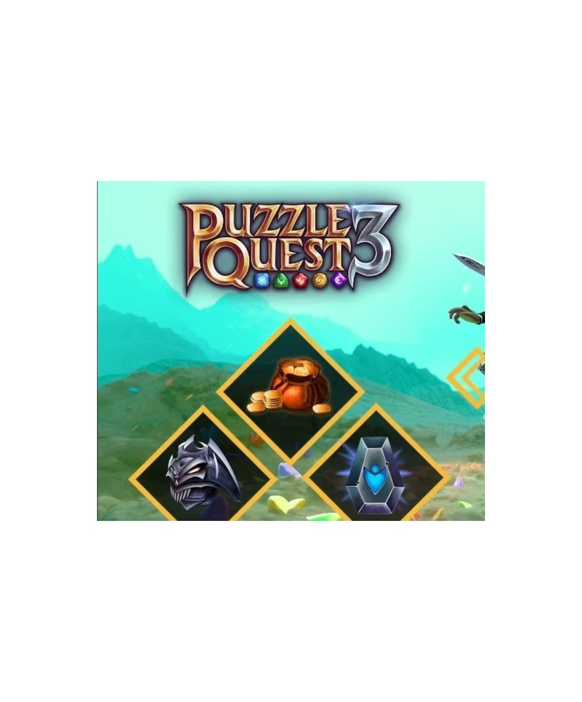 Puzzle Quest 3 - Green Knight s Gear Bundle DLC XBOX One / Xbox Series X|S Xbox One Key GLOBAL